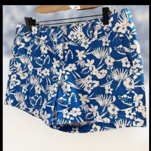 Land’ N Sea‎ Blue Floral Chino Shorts Size 6
